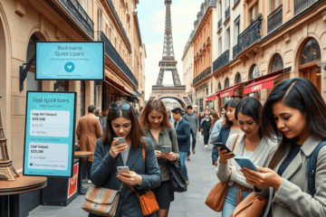 Un formulaire de demande en ligne pour un prêt rapide sans formalités.