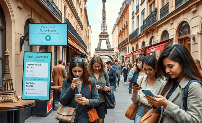 Un formulaire de demande en ligne pour un prêt rapide sans formalités.