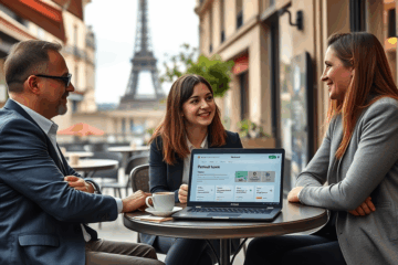 Image représentant des documents financiers et un calculateur pour un prêt personnel