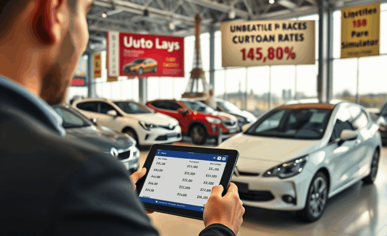 Image d'une voiture neuve symbolisant un prêt auto avec des taux compétitifs