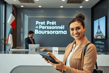 Image illustrant un prêt personnel Boursorama avec une souscription rapide et facile