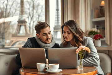 Person applying for a BPCE personal loan online during a financial emergency.