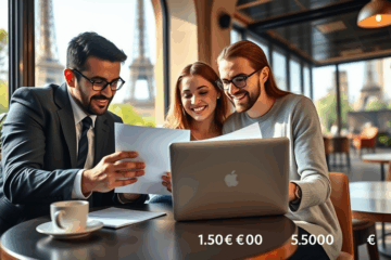 Image of a person happily receiving instant loan approval online.