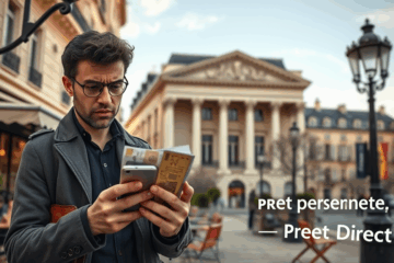 Image représentant une personne obtenant un Prêt Direct pour gérer une urgence budgétaire.