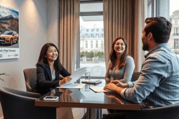 Image d'un client satisfait obtenant un prêt personnel facilement avec RCI Bank.