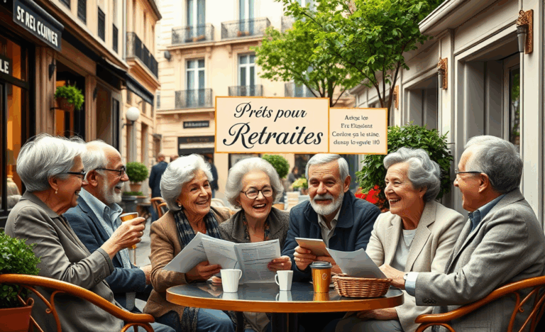 Image de retraités discutant de prêts spéciaux avec un conseiller financier