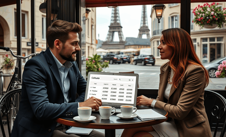 Image représentant une personne calculant la capacité d'emprunt pour un prêt personnel.