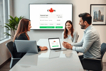 Personne utilisant un ordinateur pour une simulation de crédit personnel
