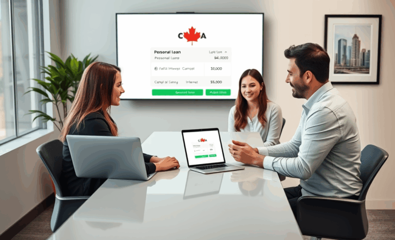Personne utilisant un ordinateur pour une simulation de crédit personnel