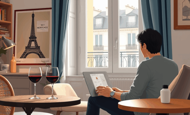 Person using a laptop to apply for a home loan online