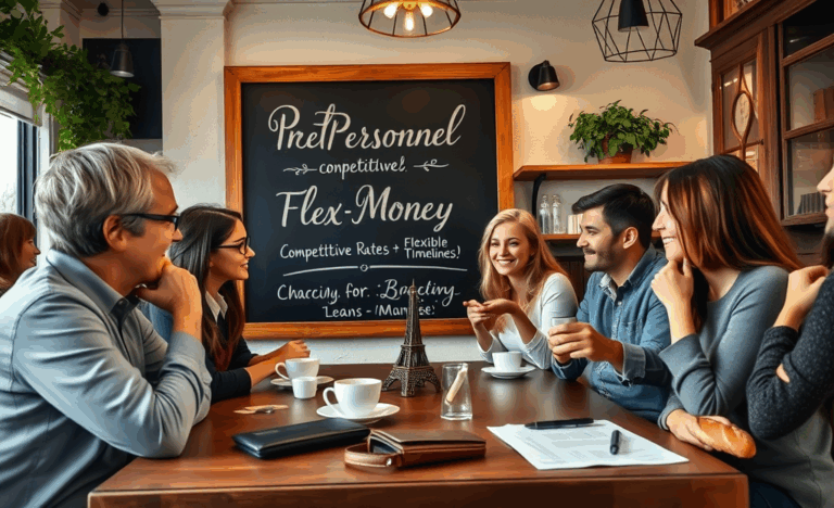 Image illustrant le concept de prêt personnel FlexMoney avec des conditions flexibles