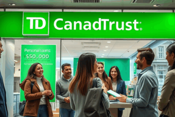 Image illustrant un Prêt Personnel rapide et accessible chez TD Canada Trust pour urgences financières.