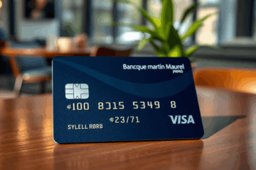 Image représentant la Carte de Crédit de la Banque Martin Maurel avec ses options de limite de 2 500 € à 10 000 €.