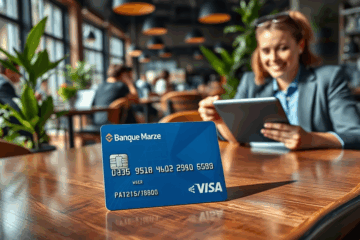 Image représentant la Carte de Crédit de la Banque Marze avec une approbation facilitée.