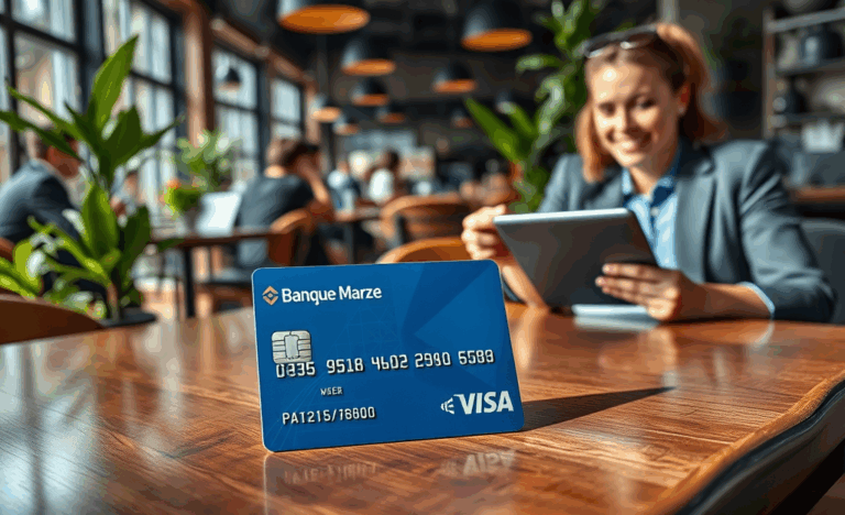 Image représentant la Carte de Crédit de la Banque Marze avec une approbation facilitée.