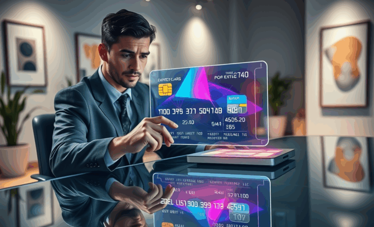 Simulation d'une carte de crédit pour mieux gérer vos finances.