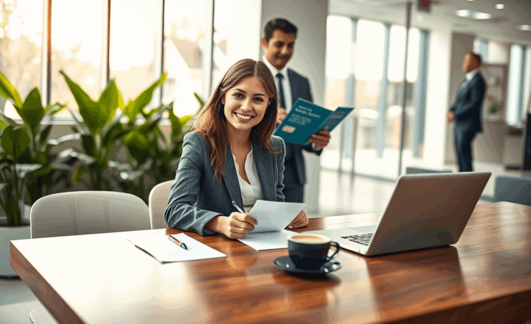 Une personne examinant les conditions d'une carte de crédit spéciale.