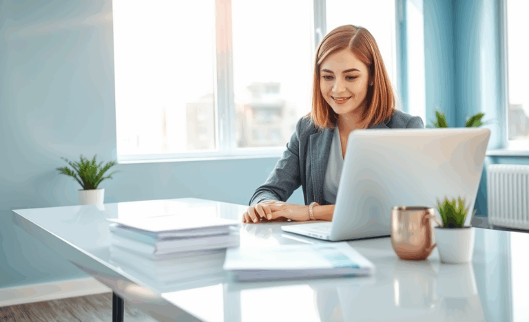 Image d'un homme utilisant son ordinateur pour demander une carte de crédit.
