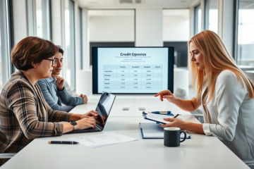 Comparaison des options de crédit pour un prêt personnel.